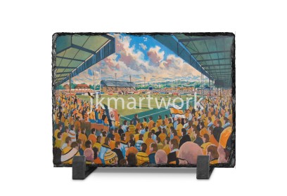 Wheldon Road Stadium Fine Art Slate Presentation - Castleford Tigers Rugby League